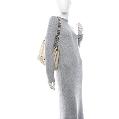 Chanel Lambskin Quilted Maxi Single Flap Beige 2 of 13