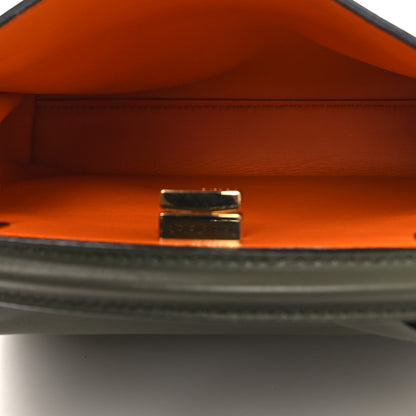 Fendi Vitello Medium Peekaboo Iconic Essentially Satchel Equatore Orange 5 of 10