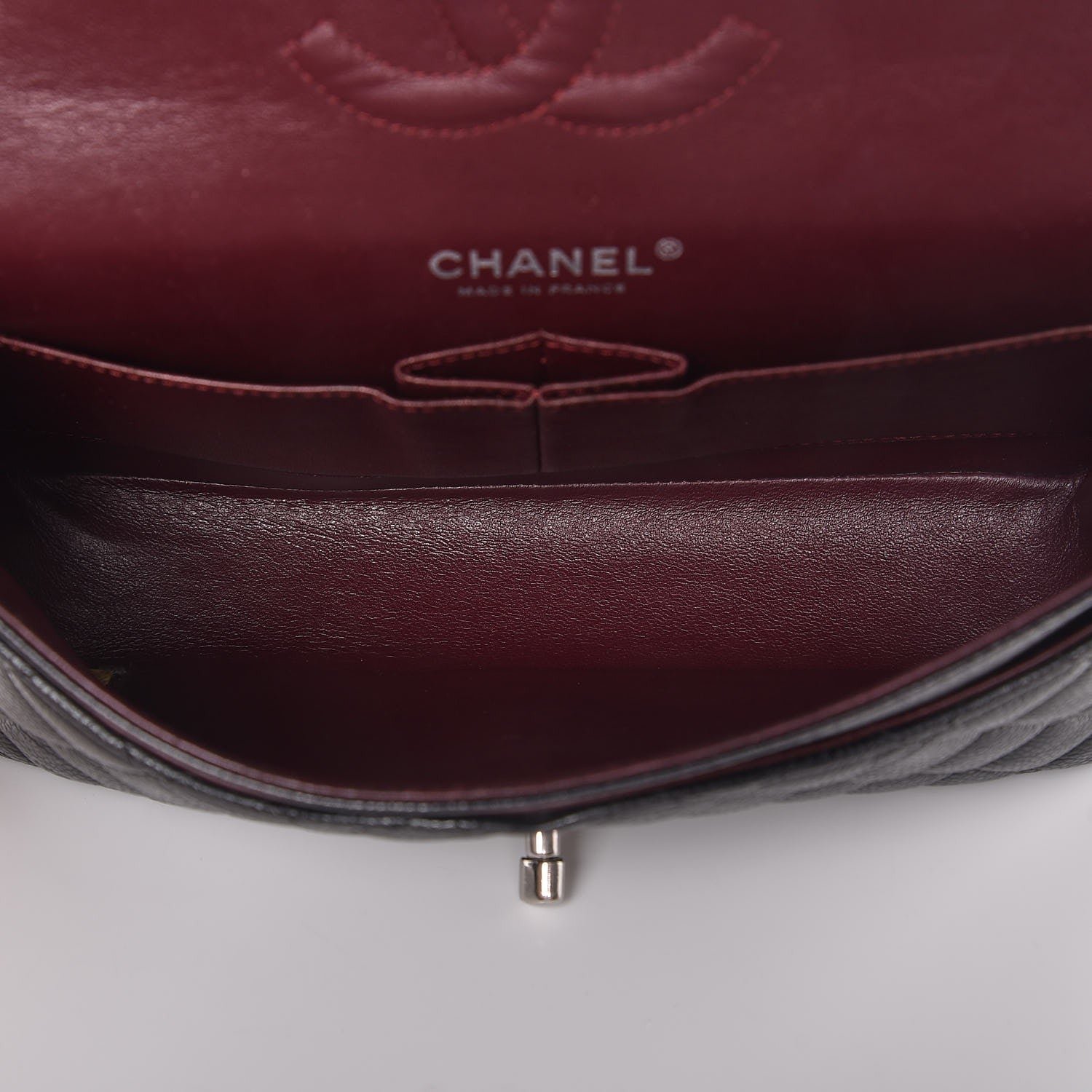 Chanel Caviar Quilted Medium Double Flap Black 6 of 17