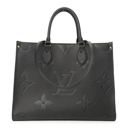 Louis Vuitton Empreinte Monogram Giant Onthego MM Black 1 of 9