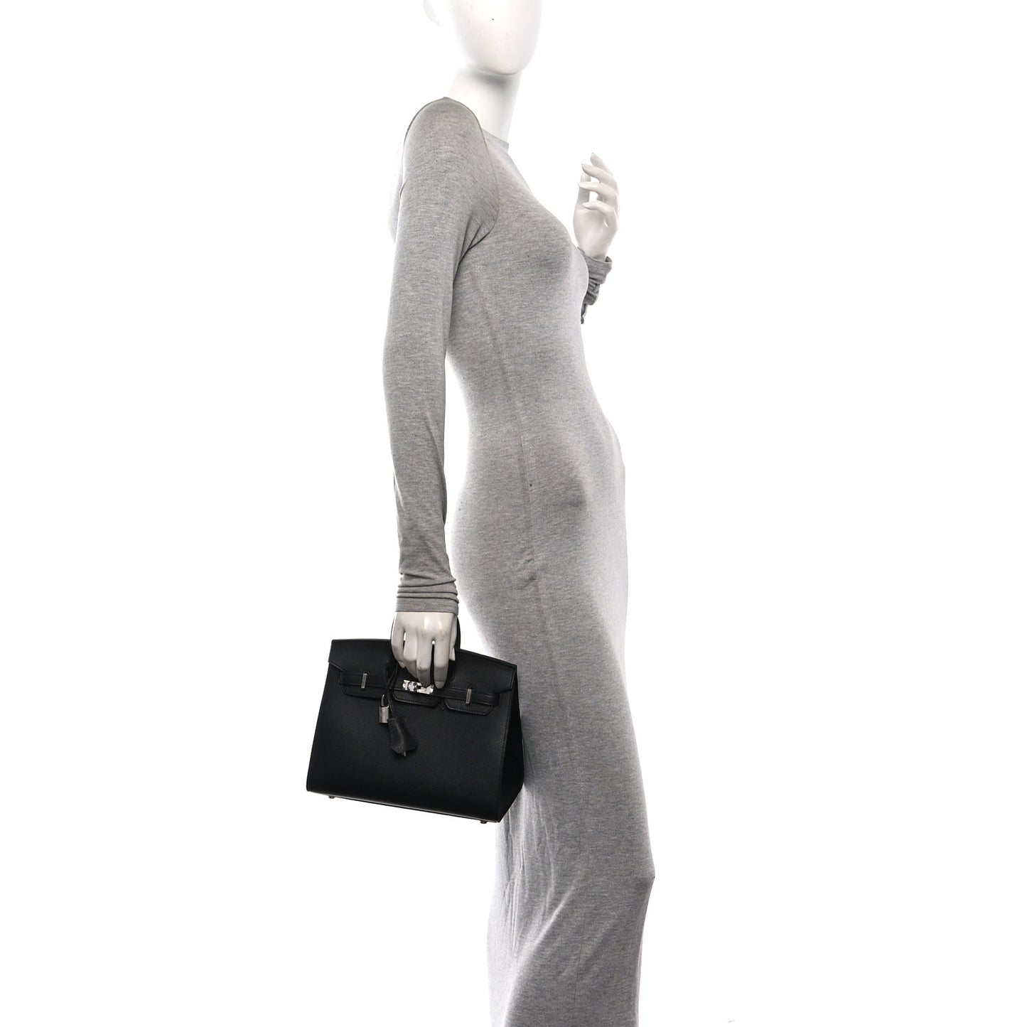 Epsom Birkin Sellier 25 Black