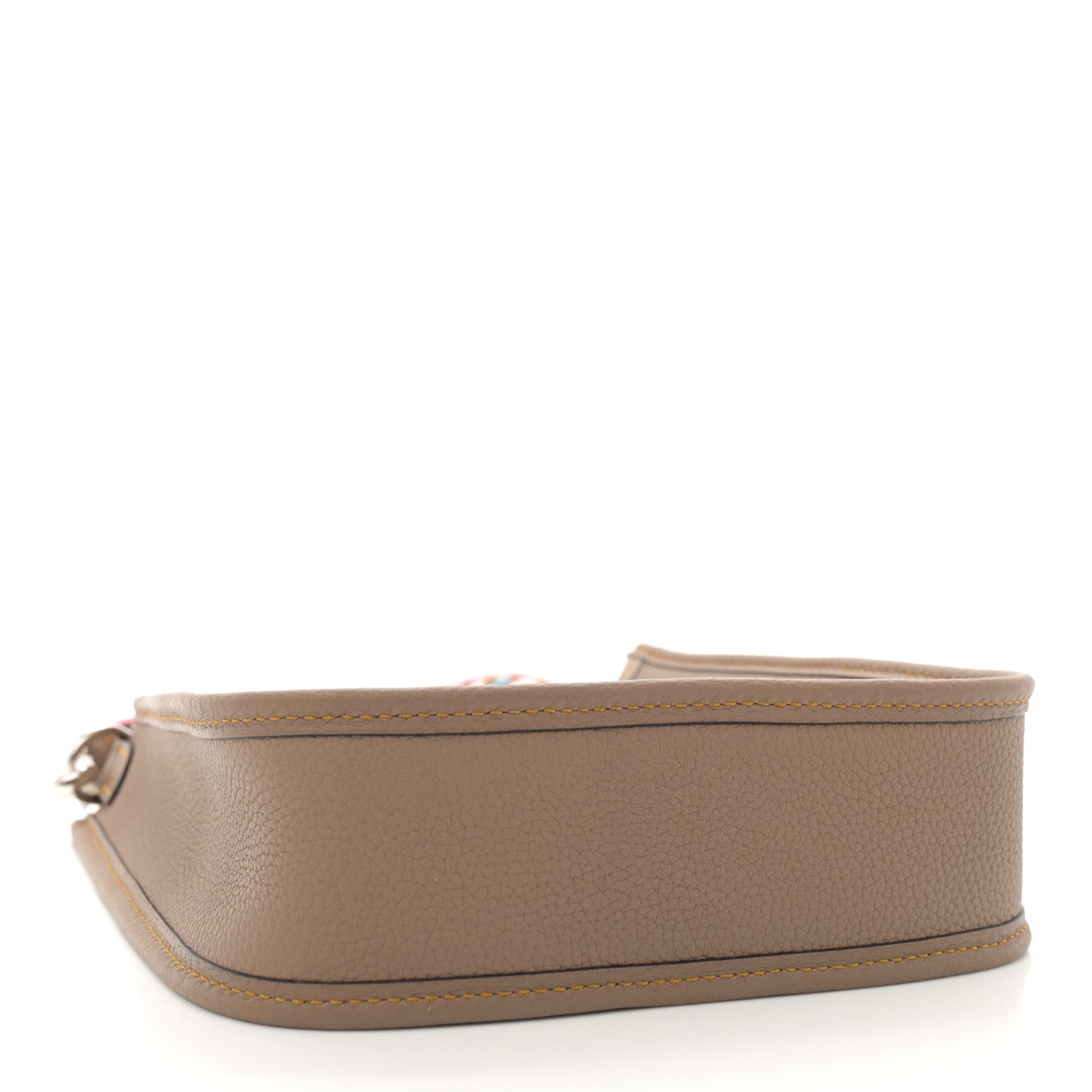 Hermes Taurillon Clemence Amazone Evelyne TPM Beige De Weimar Rose d'Ete White Gold 4 of 10