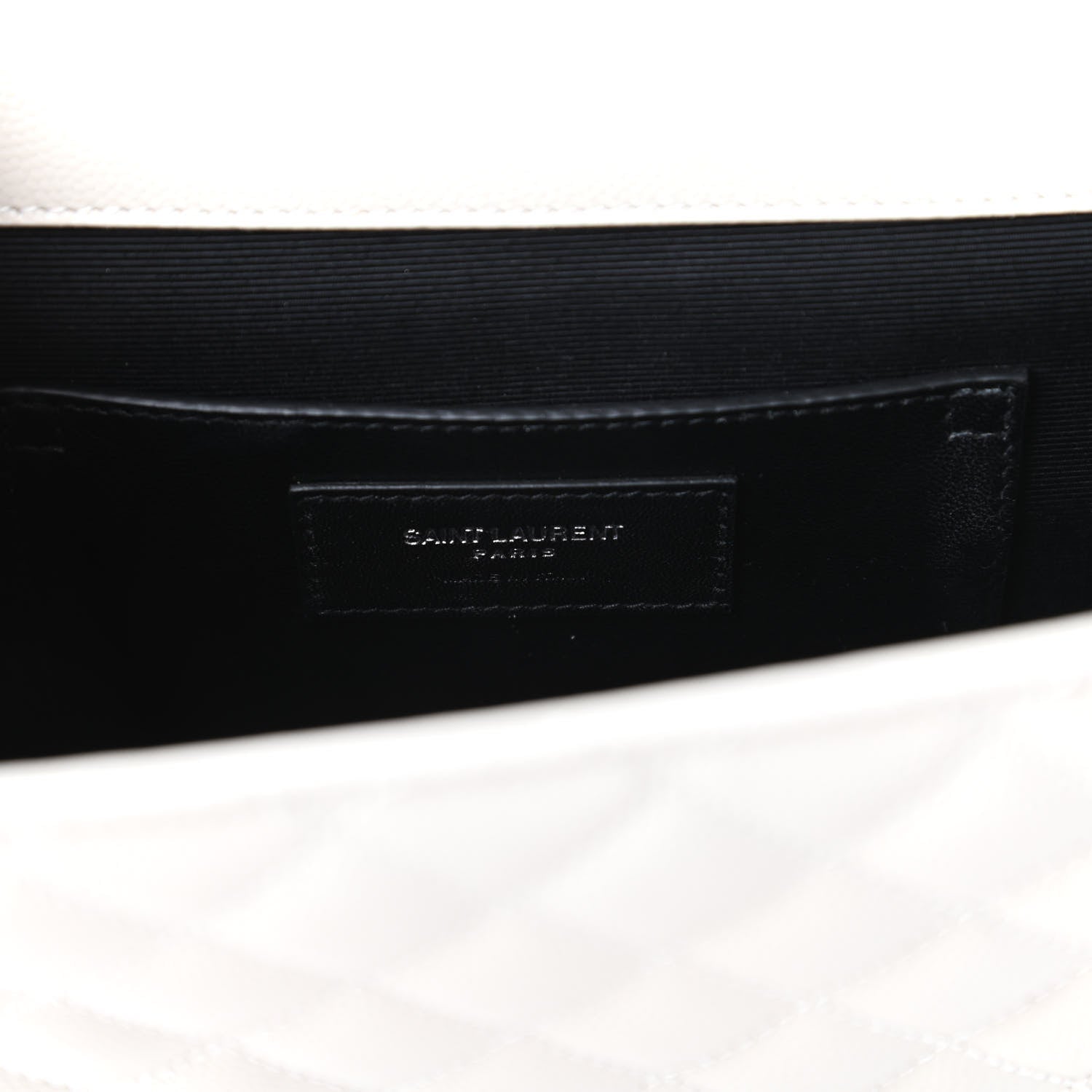 Saint Laurent Grain De Poudre Textured Mixed Matelasse Medium Triquilt Monogram Satchel Porcellana 8 of 10