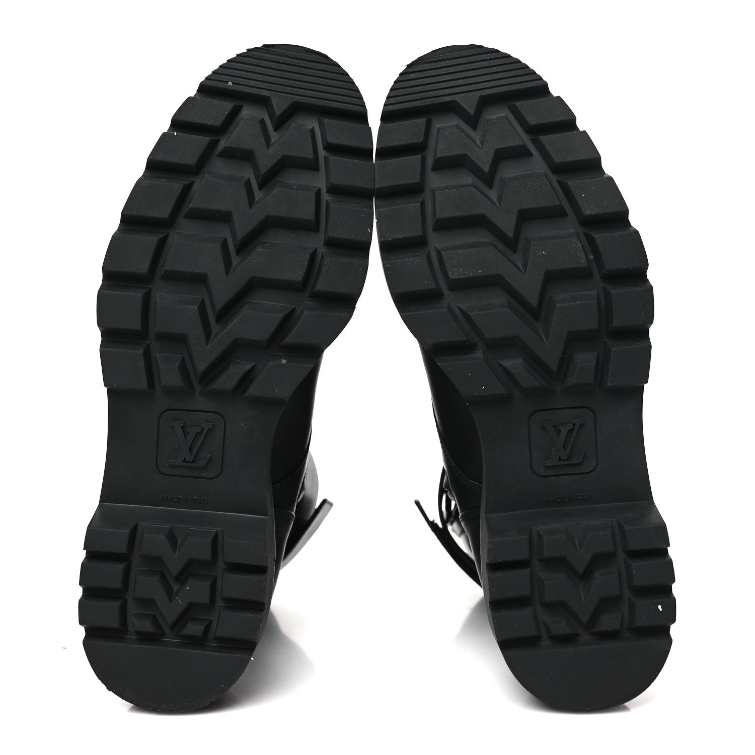 Louis Vuitton Calfskin Territory Flat Ranger Boots 39 Black 5 of 9