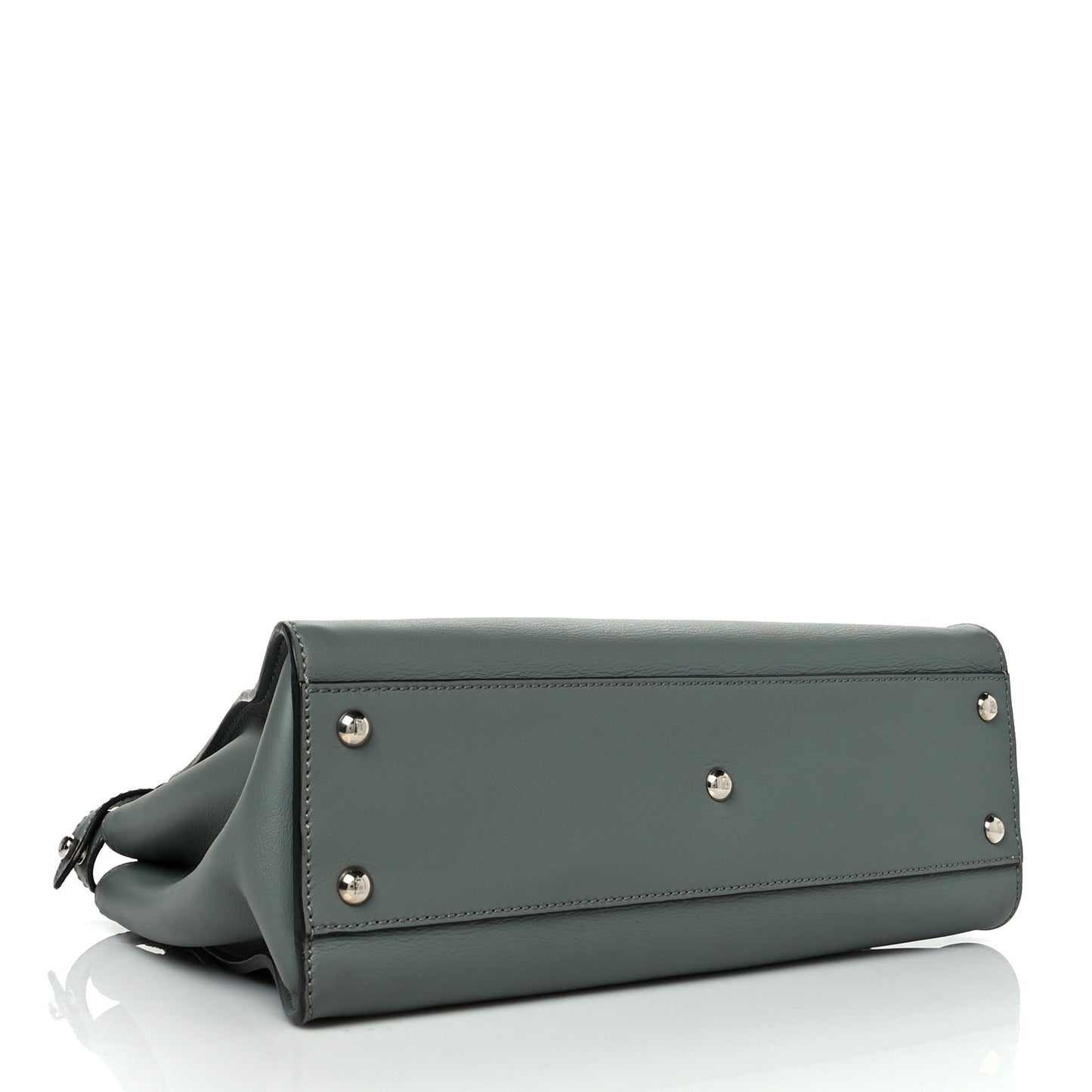 Vitello Seta Shiny Nappa Medium Peekaboo Iconic Satchel Alga Rosa Doll
