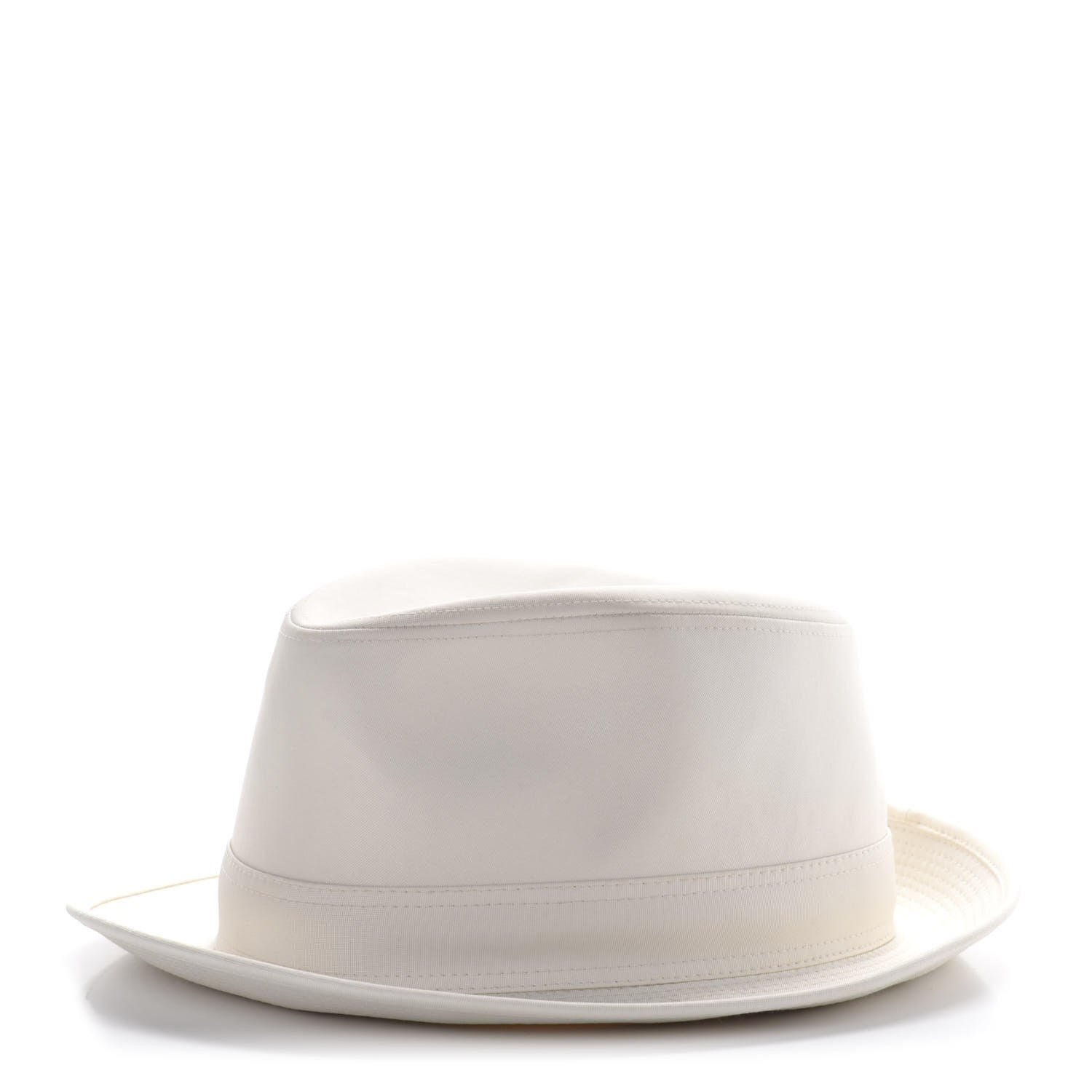 Hermes Polyester Funk Hat 58 White 1 of 7