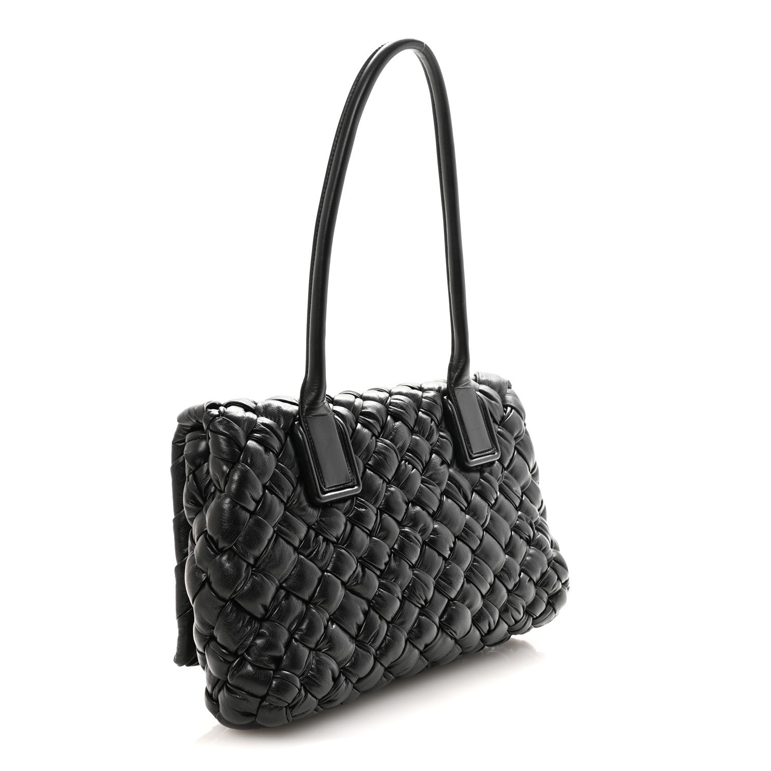 Bottega Veneta Calfskin Intreccio Rumple Desiree Shoulder Bag