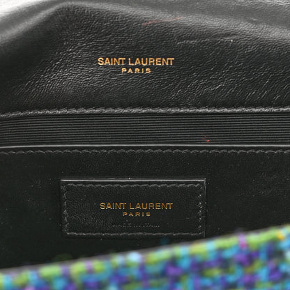 Saint Laurent Tweed Small Monogram Kate Satchel Multicolor 6 of 10