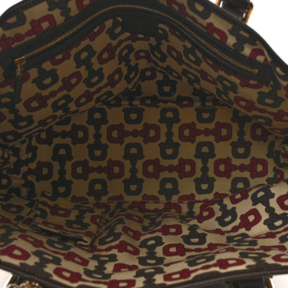 Gucci Monogram Medium Jolicoeur Tote Dark Brown 4 of 11