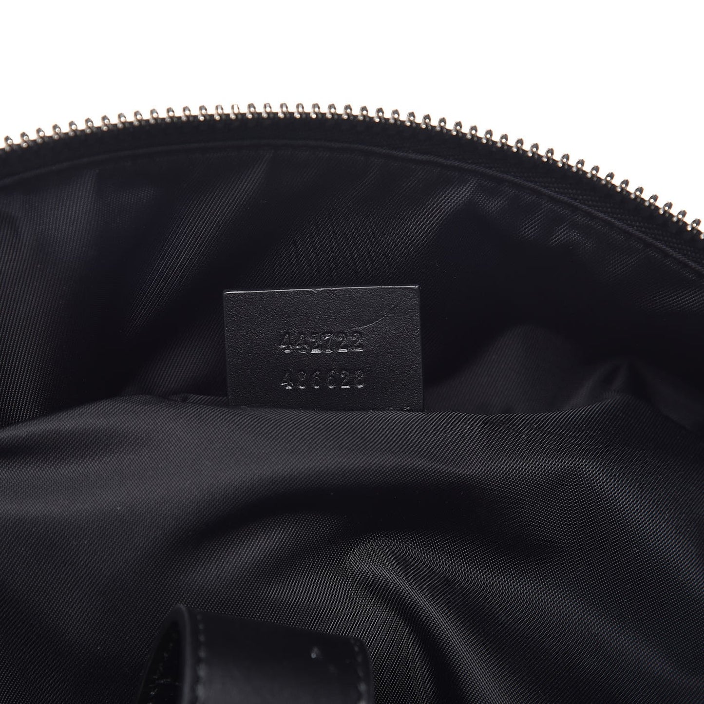 GG Supreme Monogram Web Dome Backpack Black