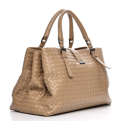 Bottega Veneta Light Calf Intrecciato Medium Roma Walnut 3 of 10