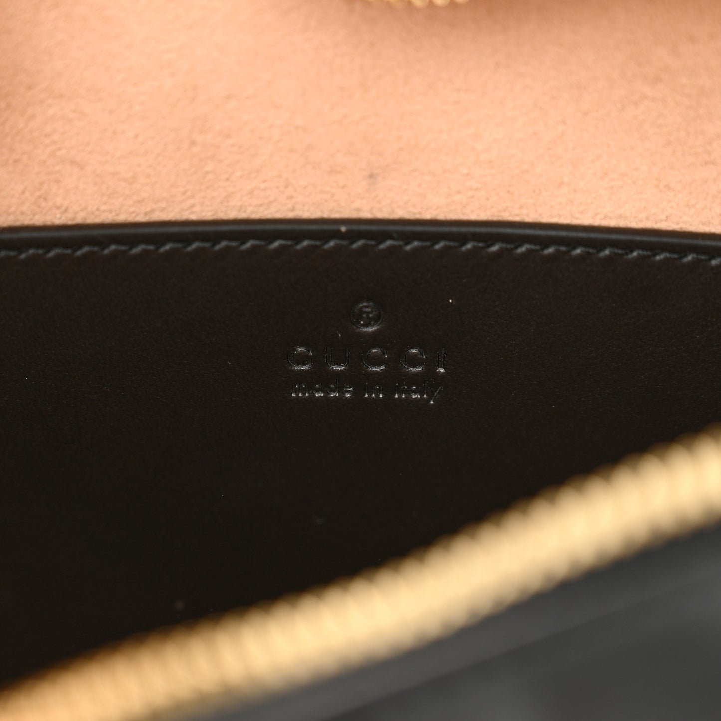 Calfskin Matelasse Diagonal Mini Interlocking G Heart Shoulder Bag Black