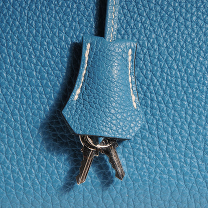 Hermes Togo Birkin 35 Blue Jean 17 of 28