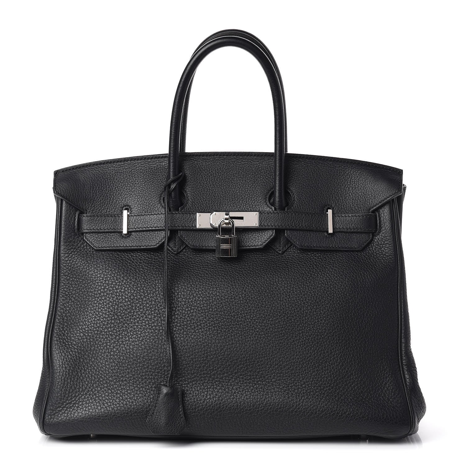 Hermes Taurillon Clemence Birkin 35 Black 1 of 37