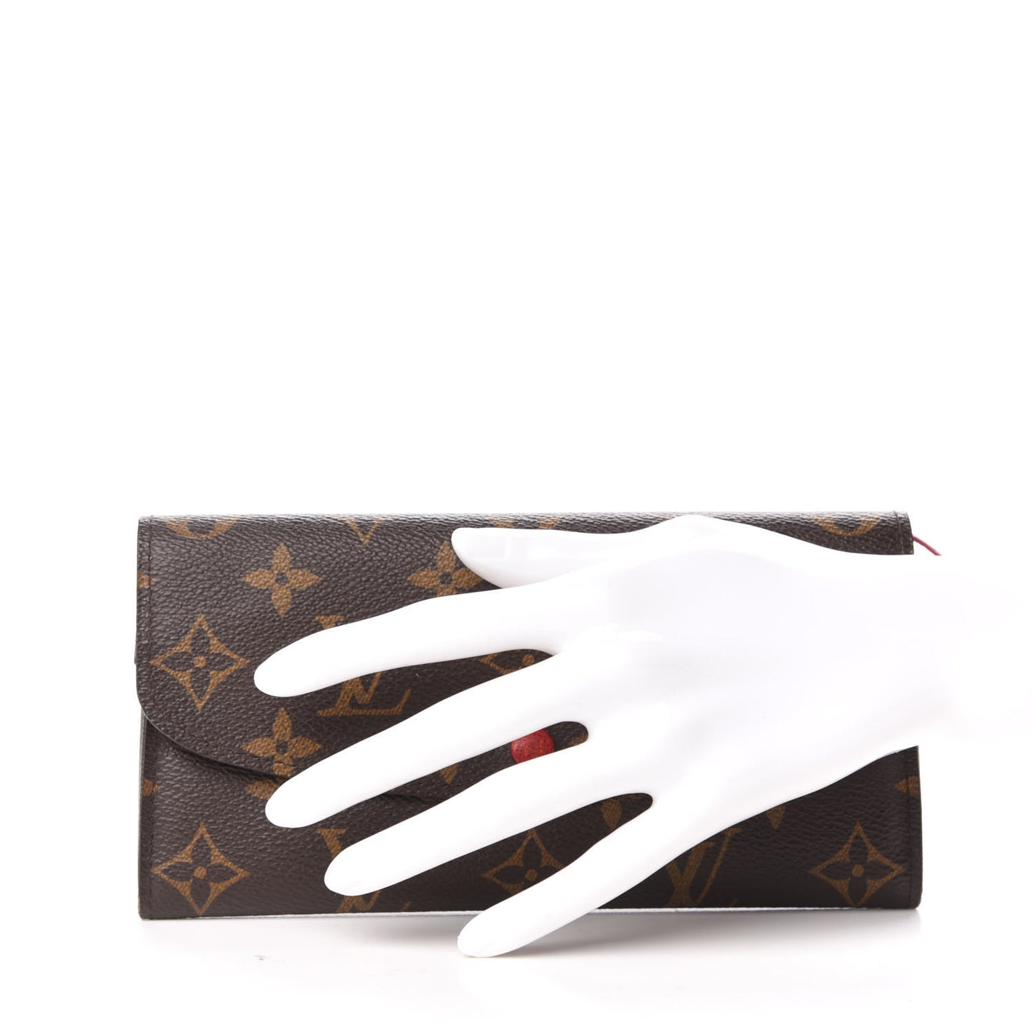 Monogram Emilie Wallet Red