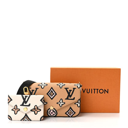 Louis Vuitton Monogram Wild At Heart Felicie Strap & Go Arizona Creme 10 of 10