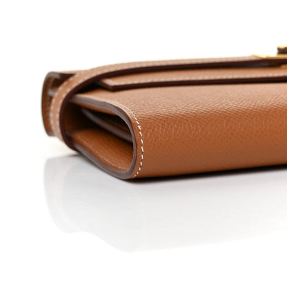 Hermes Epsom Kelly Longue Wallet Gold 7 of 8