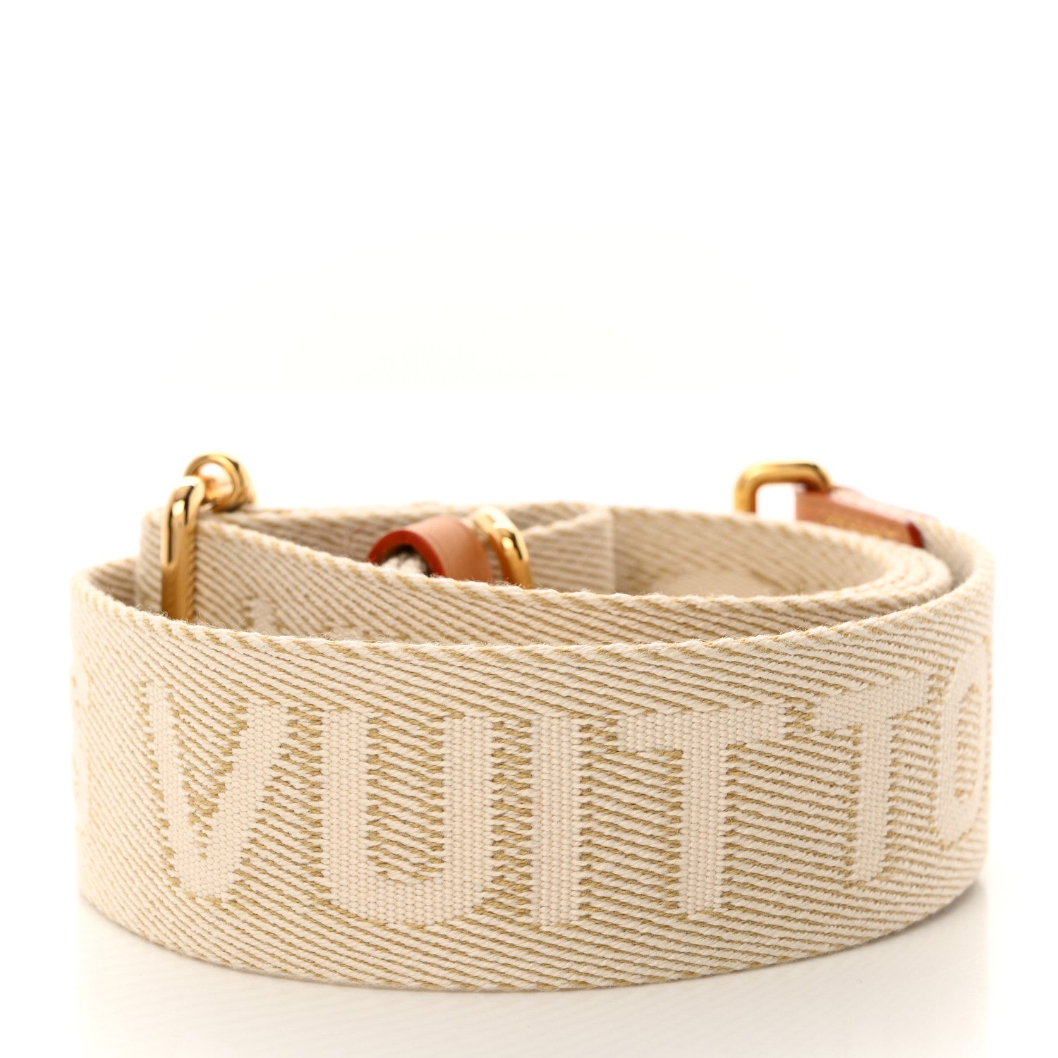 Louis Vuitton Monogram Utility Crossbody Bandouliere Shoulder Strap Beige 2 of 3