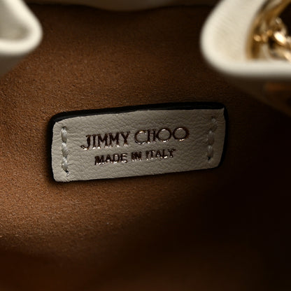 Jimmy Choo Smooth Nappa Bon Bon Bucket Bag Latte 5 of 10