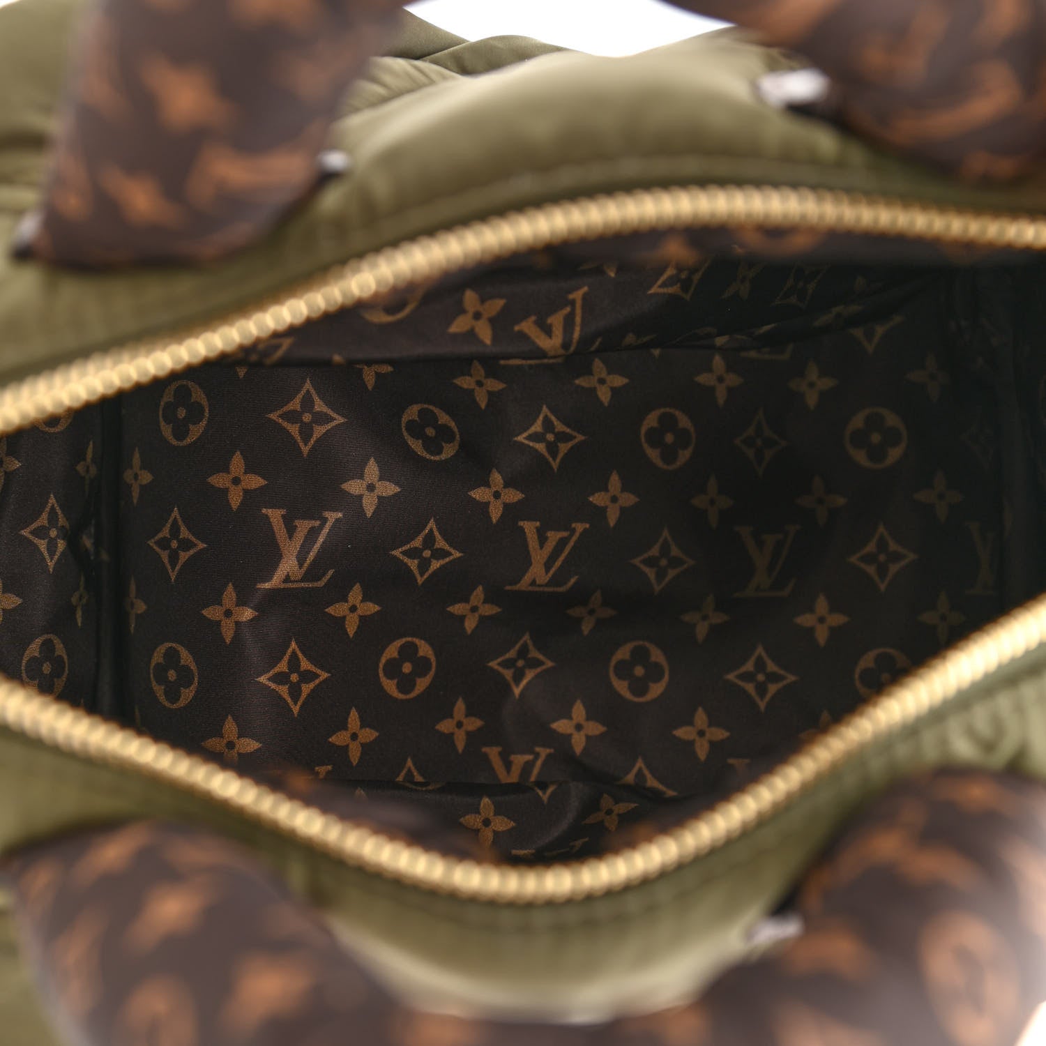 Louis Vuitton Econyl Mini Monogram Pillow Speedy Bandouliere 25 Khaki 5 of 7