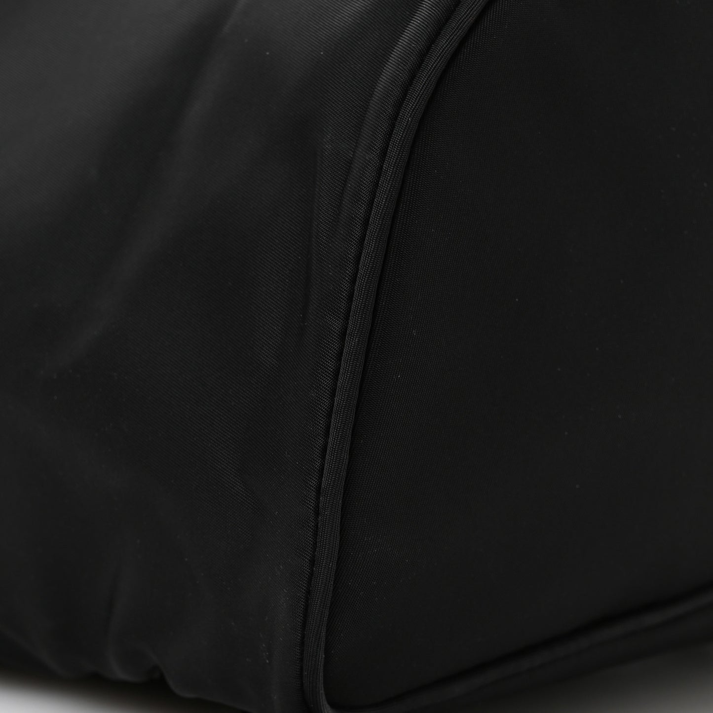 Nylon Vela Saffiano Small Cinch Backpack Black