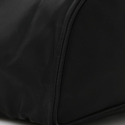 Prada Nylon Vela Saffiano Small Cinch Backpack Black 10 of 11
