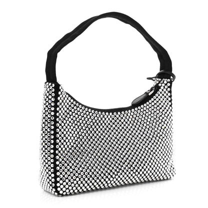 Prada Satin Crystal Mini Re-Edition 2000 Bag Cristal 3 of 11
