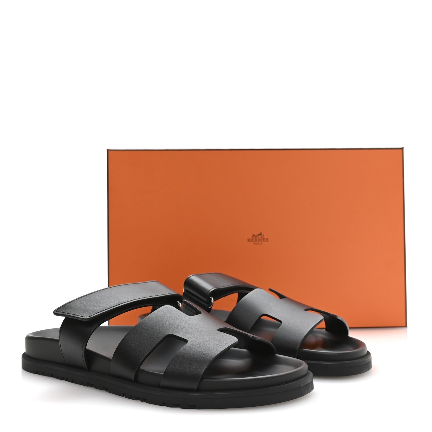 Calfskin Womens Chypre Sandals 40 Black