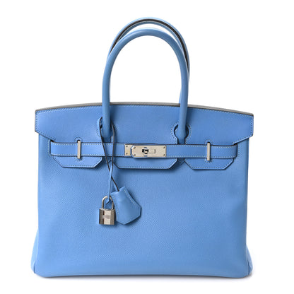 Hermes Epsom BIRKIN 30 Bleu Zanzibar 1 of 10