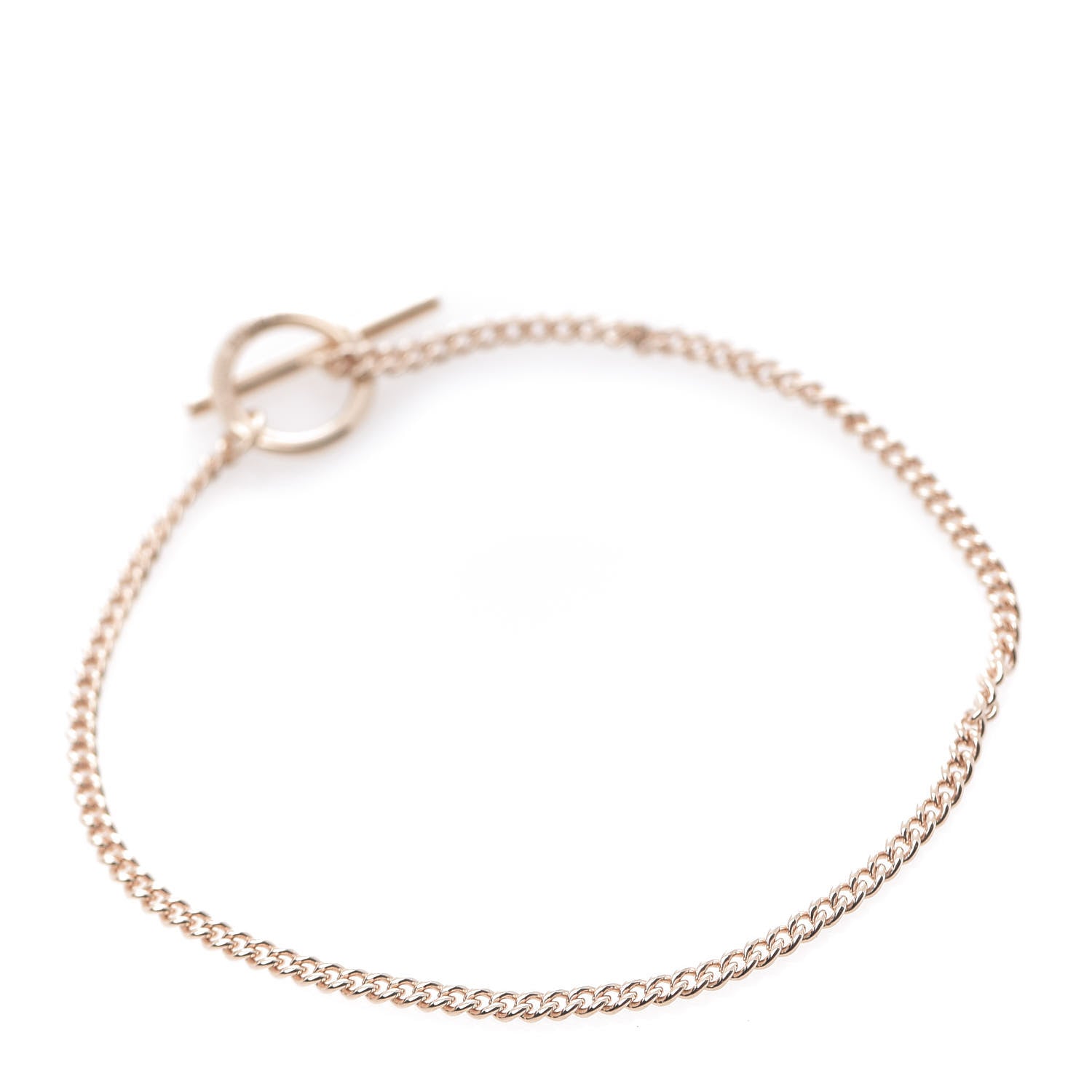 Hermes 18K Rose Gold Small Echappee Bracelet SH 3 of 4