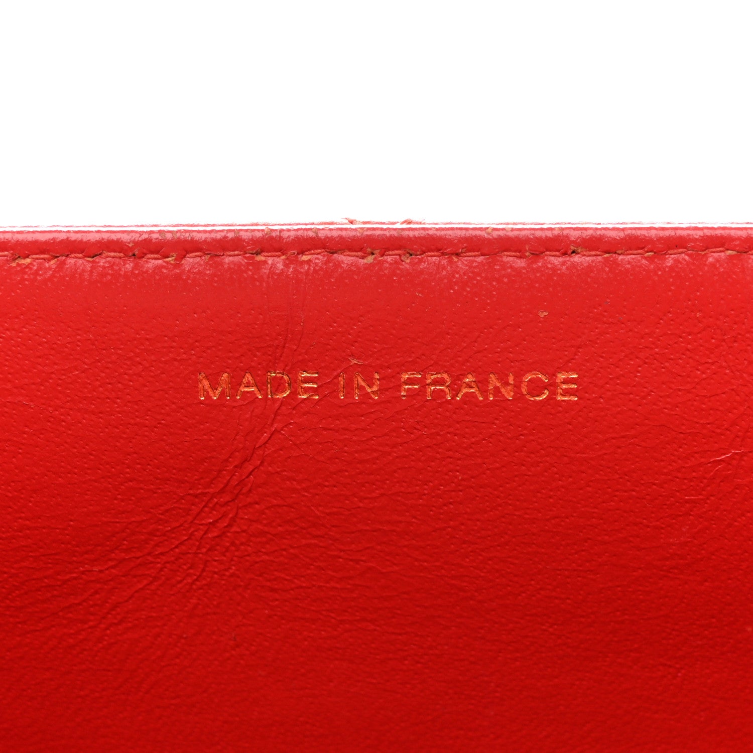 Chanel Caviar Stitched Flap Shoulder Bag Red 7 of 17