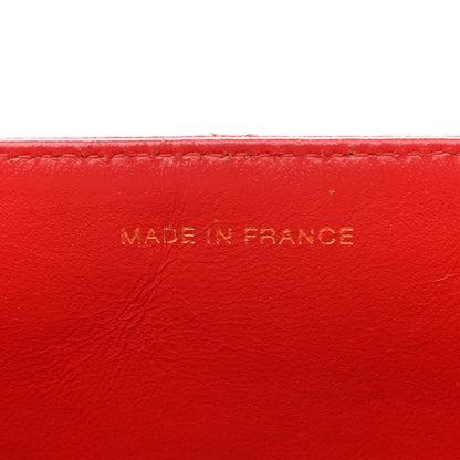 Chanel Caviar Stitched Flap Shoulder Bag Red 7 of 17