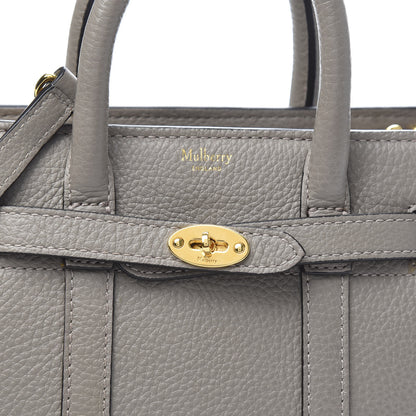 Mulberry Small Classic Grain Mini Zipped Bayswater Solid Grey 9 of 9