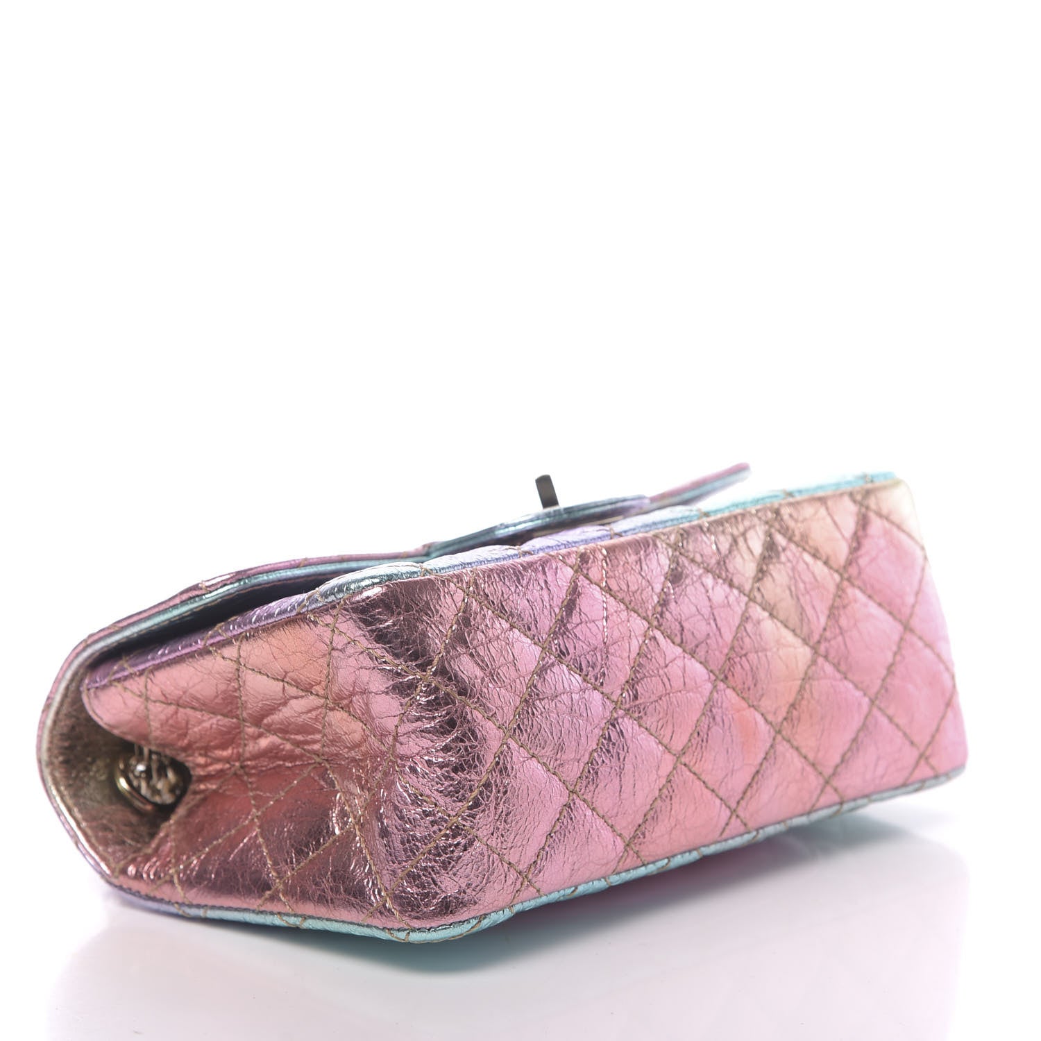 Chanel Metallic Goatskin Quilted Mini 2.55 Reissue Flap Multicolor 4 of 11