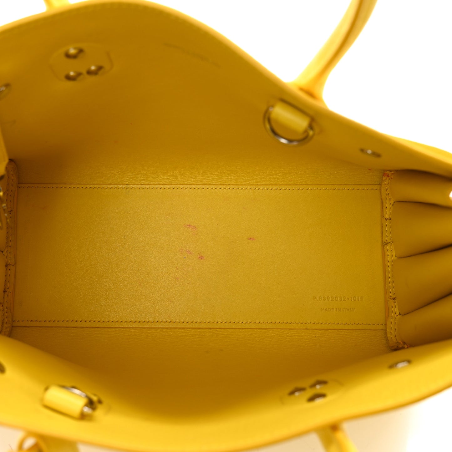 Calfskin Baby Sac De Jour Bag Yellow