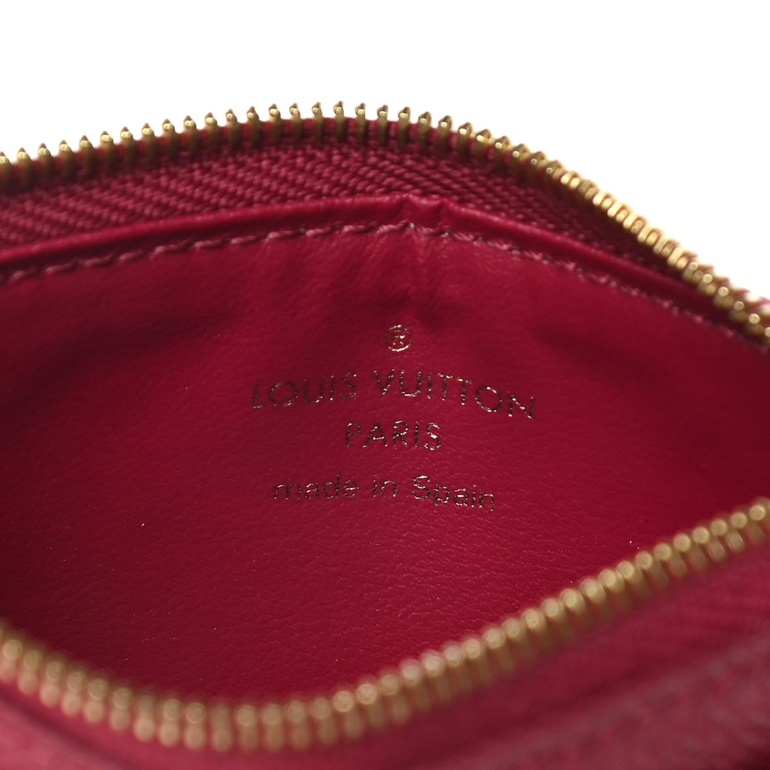 Louis Vuitton Monogram Zipped Card Holder Fuchsia 6 of 8