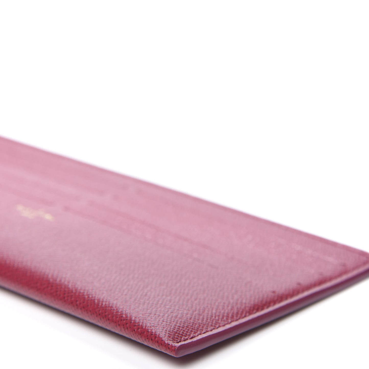 Calfskin Felicie Card Holder Insert Fuchsia