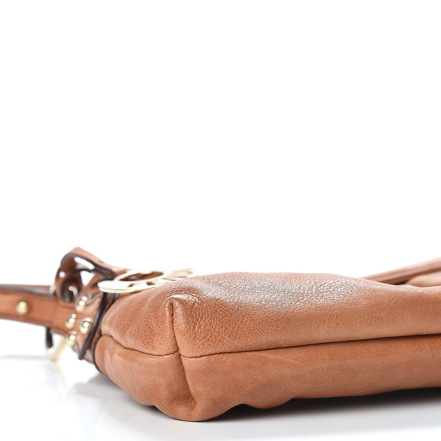 Calfskin Small Chef Shoulder Bag Brown