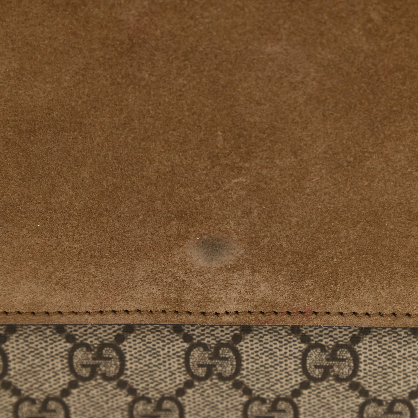 GG Supreme Monogram Medium Dionysus Shoulder Bag Taupe