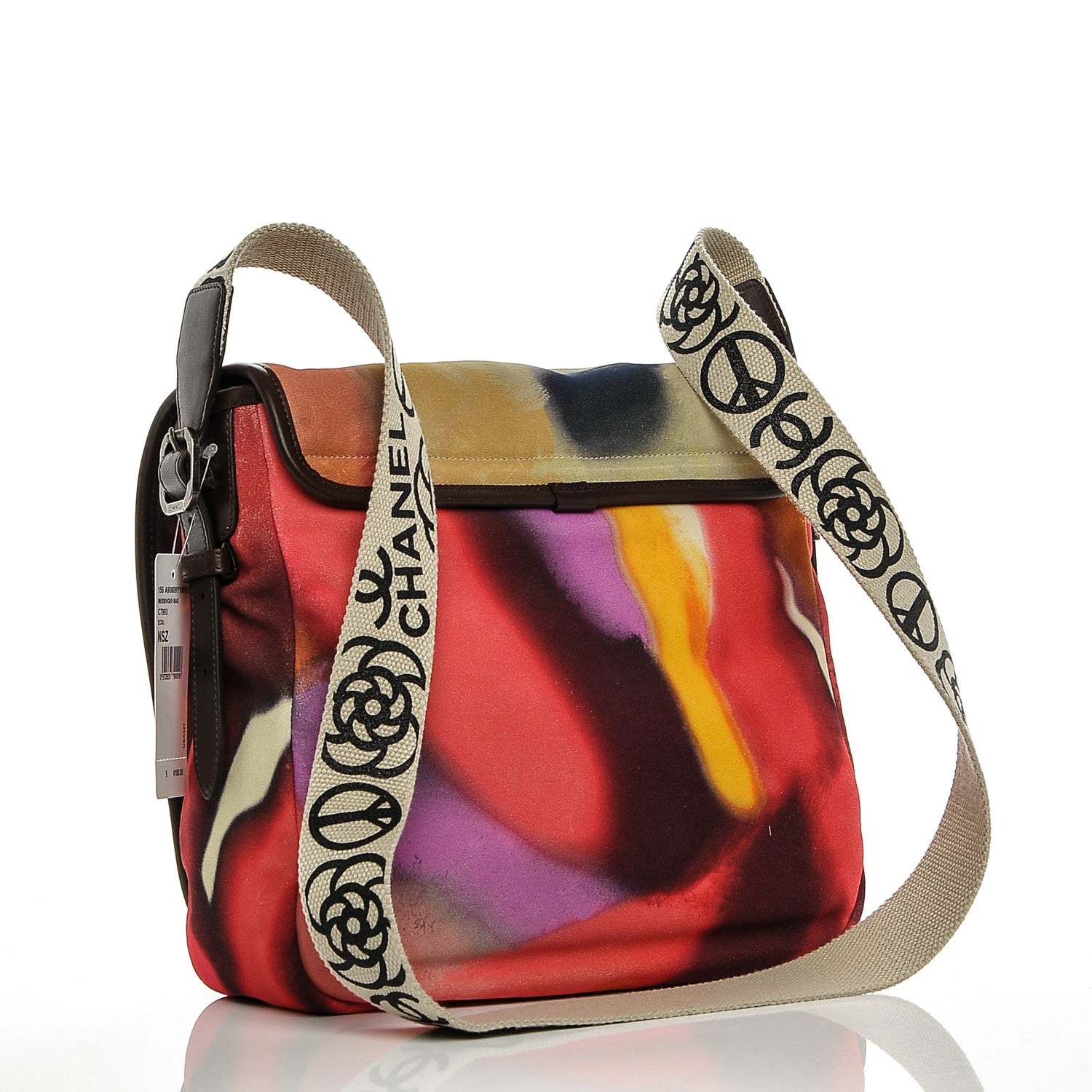 Chanel Printed Ultra Soft Lambskin Medium Flower Power Messenger 3 of 7