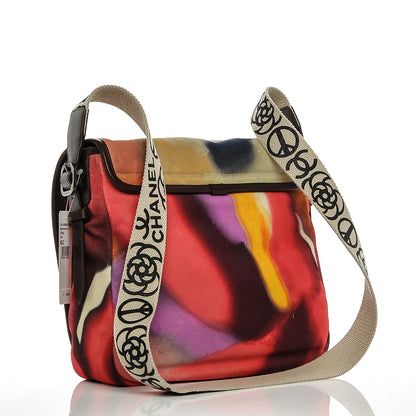 Chanel Printed Ultra Soft Lambskin Medium Flower Power Messenger 3 of 7