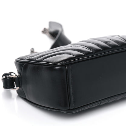 Prada Soft Calfskin Diagramme Crossbody Bag Black 5 of 9