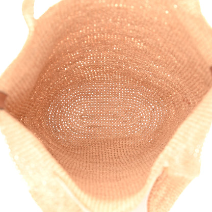 Loewe Raffia Mini Slit Tote Bag Natural Tan 5 of 11