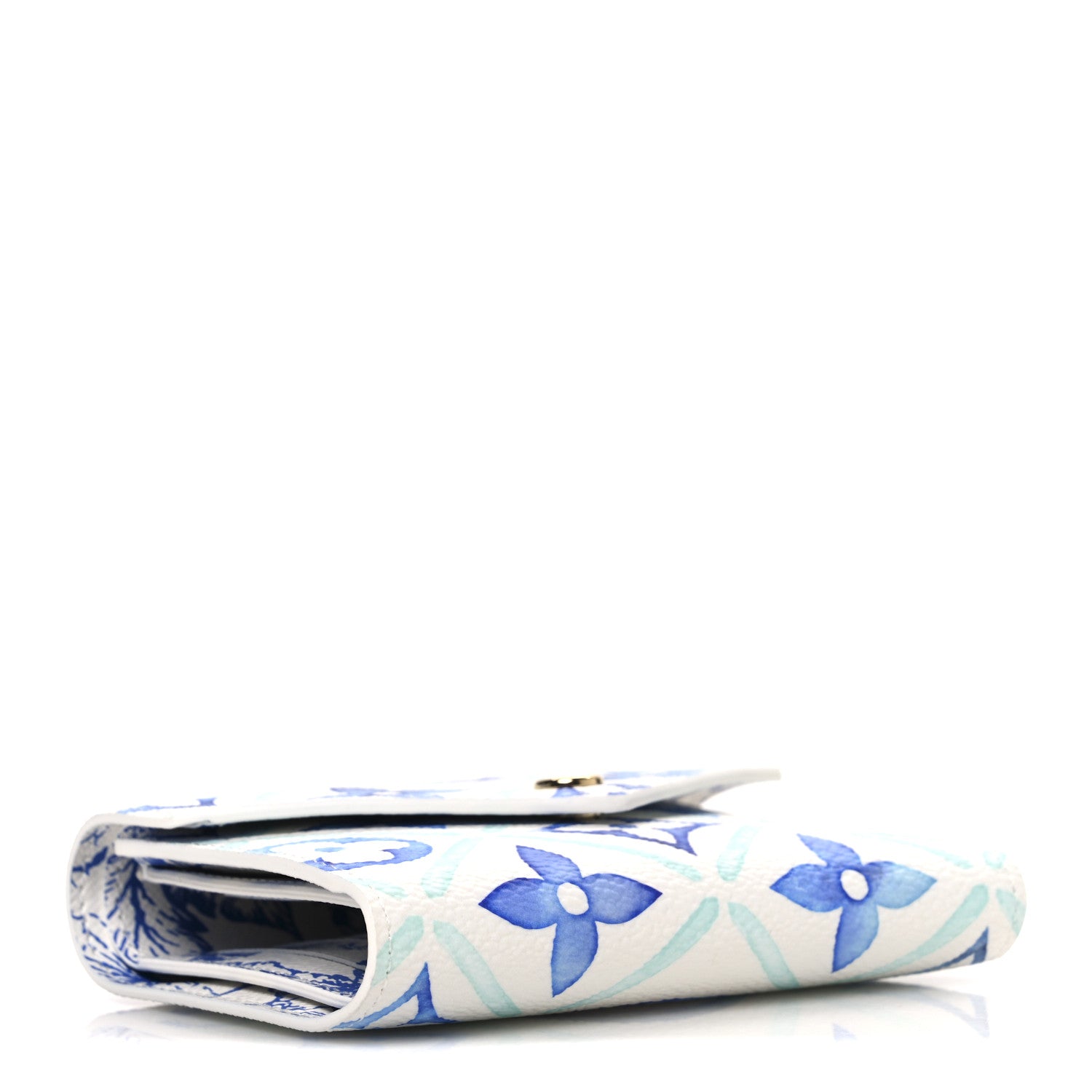 Louis Vuitton Monogram Tiles By The Pool Victorine Wallet Lagoon Blue 4 of 6