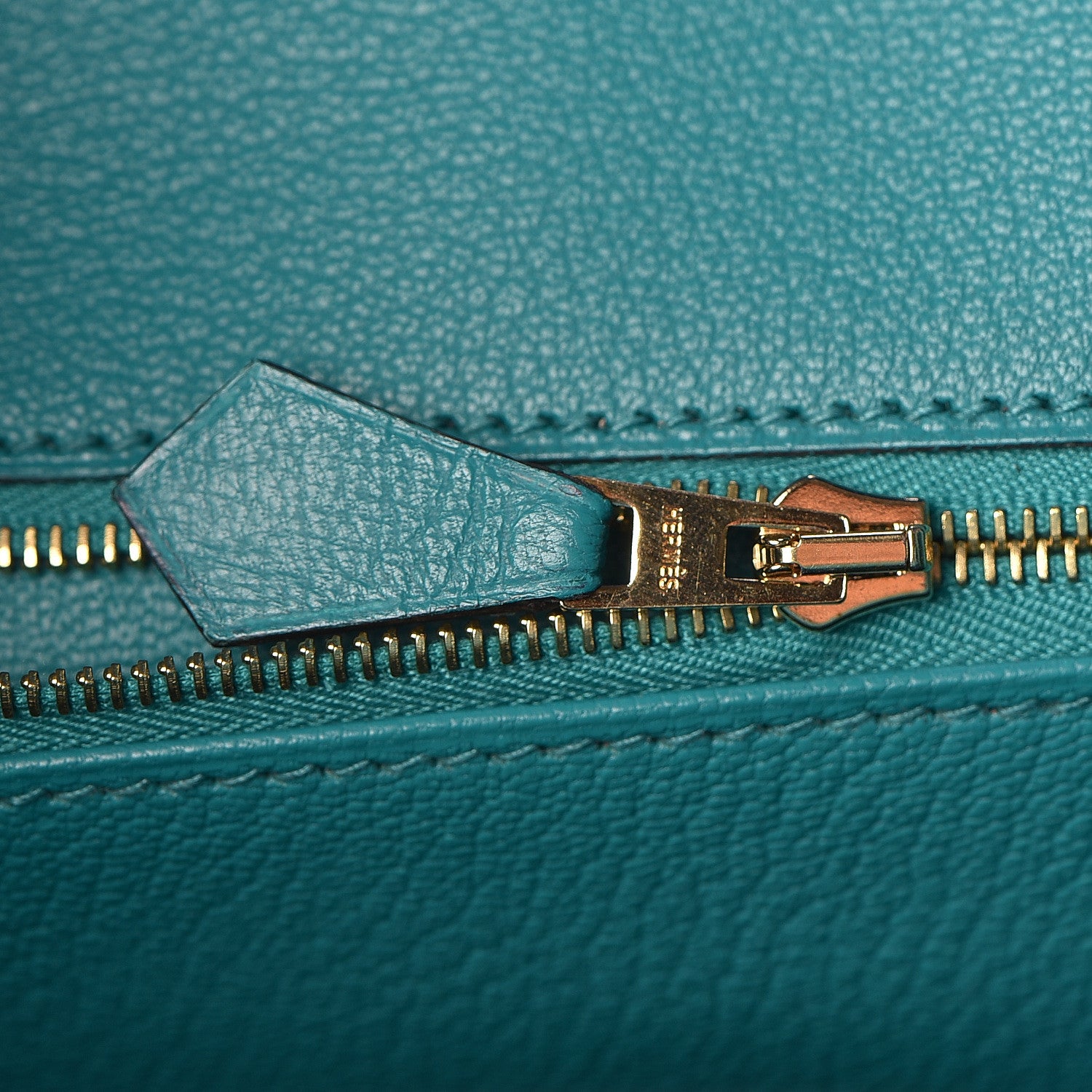 Hermes Chevre Mysore Horseshoe Birkin 30 Bleu Hydra Bleu Paon 23 of 34