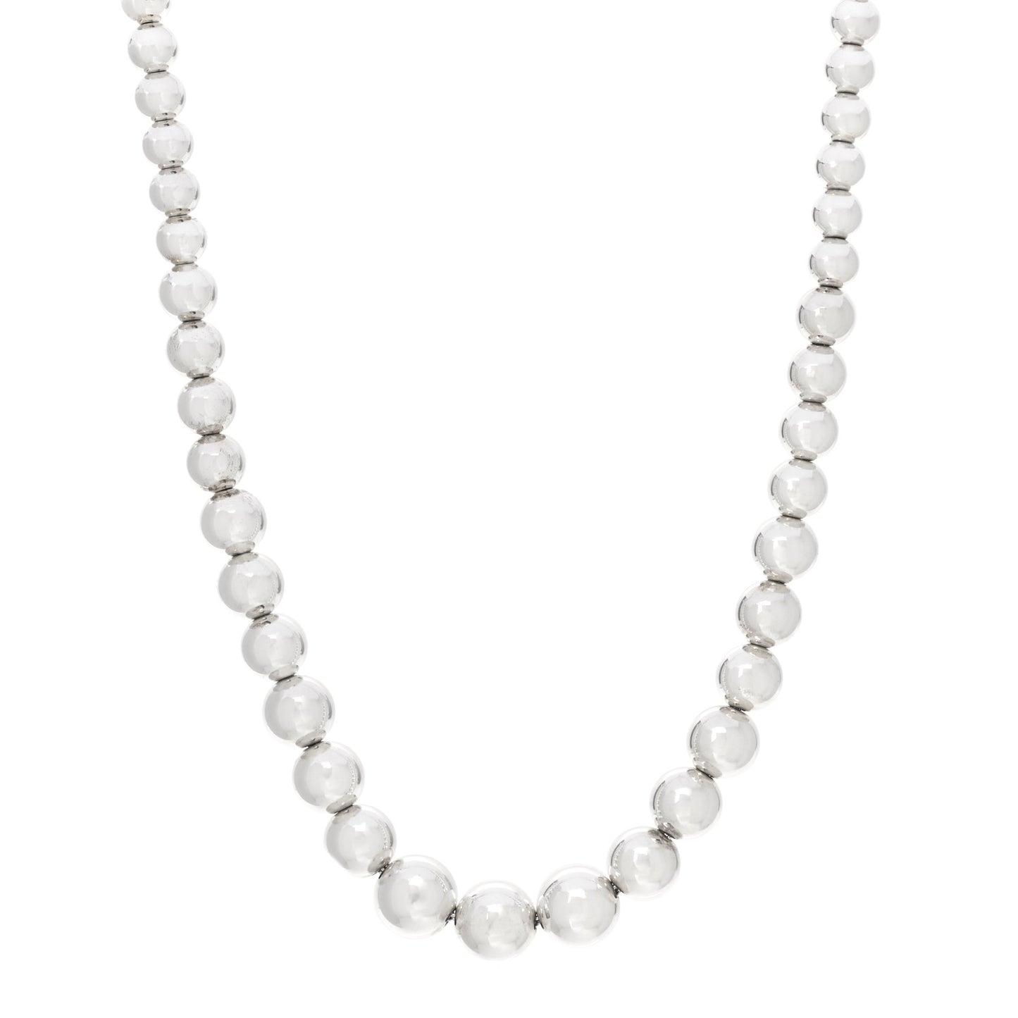 Sterling Silver HardWear Graduated Ball Necklace