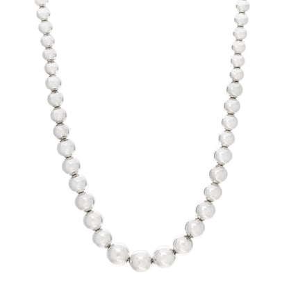 Tiffany Sterling Silver HardWear Graduated Ball Necklace 1 of 5