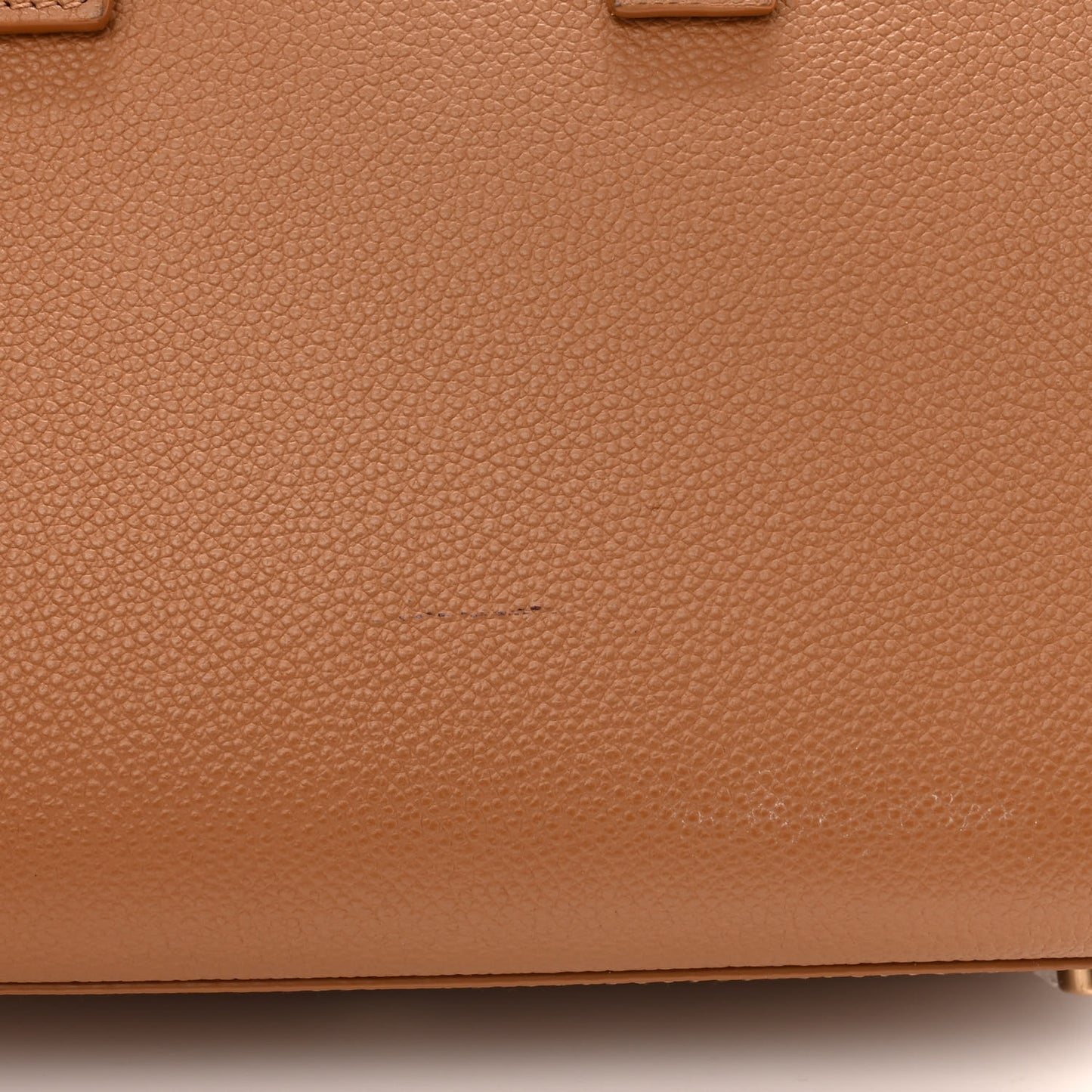 Grained Calfskin Nano Sac De Jour Cinnamon