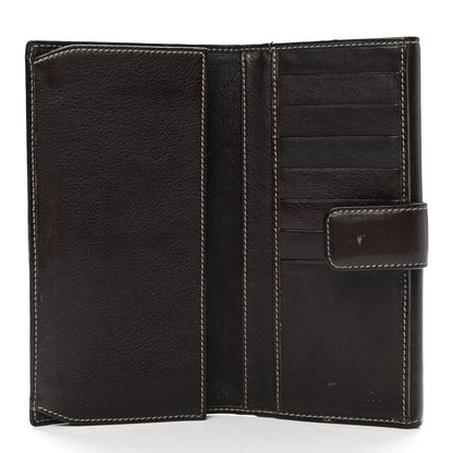 Gucci Calfskin Britt Continental Wallet Brown 5 of 11