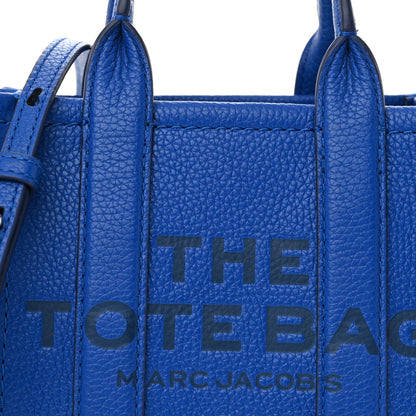 Marc Jacobs Grained Calfskin Mini The Tote Bag Cobalt 8 of 11